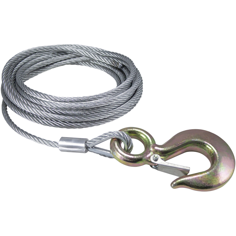 6522 Winch Cable and Hook, 5/16 in. x 25 ft.